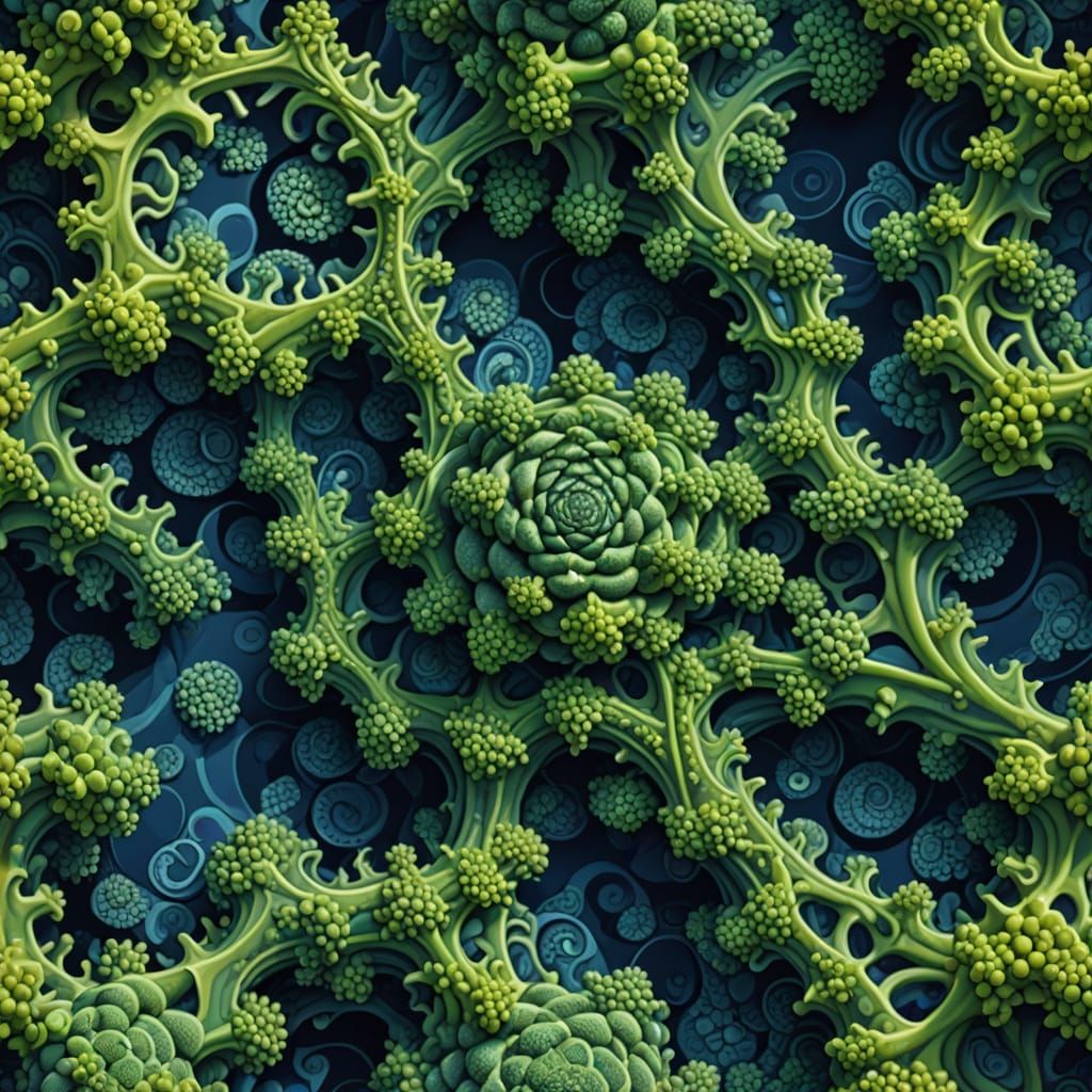 Infinite Fractal Spiral of Receding Shapes