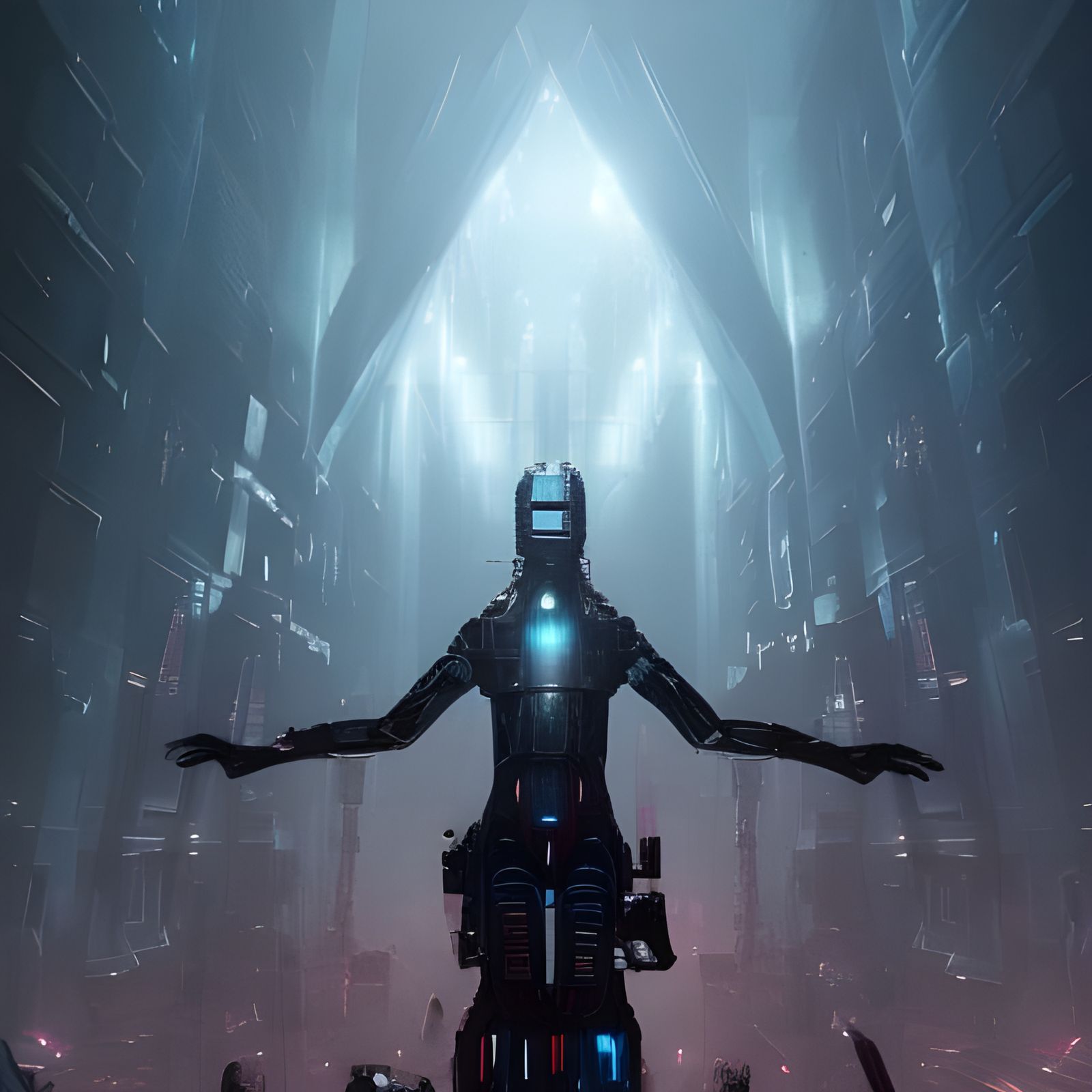 Borg Dark Fantasy Concept Art in 8k