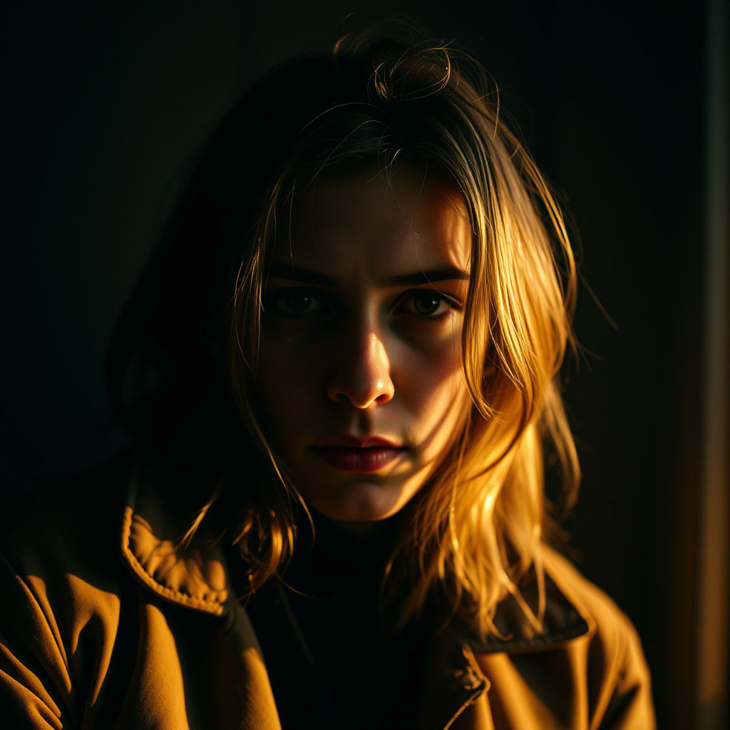 High-Contrast Cinematic Grunge Photography