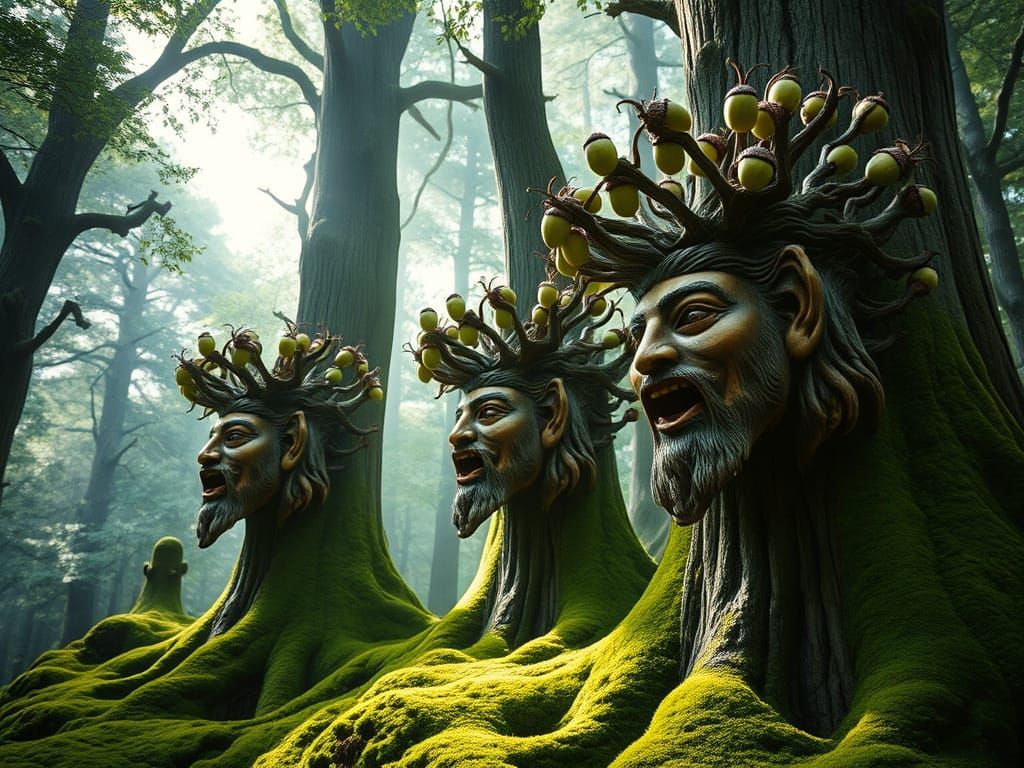 Ethereal Woodland Beings Sing in Harmony with Nature