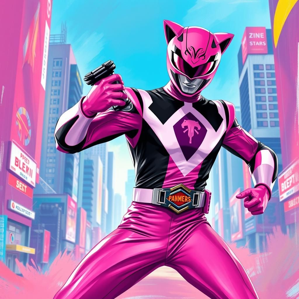 Pink Panther Power Ranger