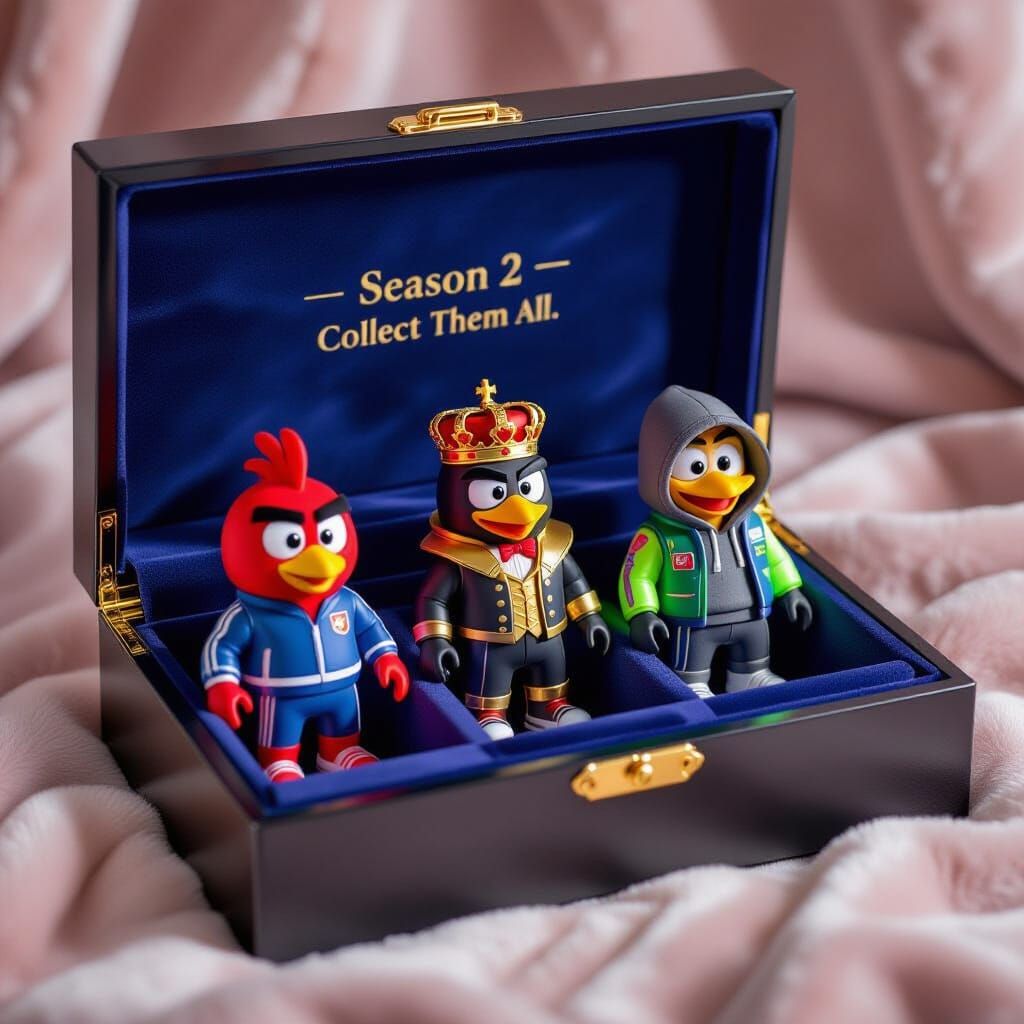 Premium Collector's Box with Red Bird Figurines
