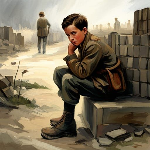 Boy Alone: A Vision of War's Isolation