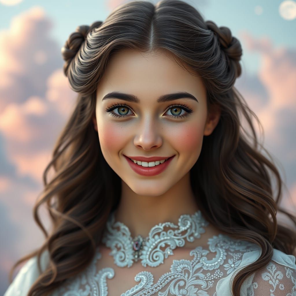 Ethereal Beauty in Whimsical Fantasy Attire