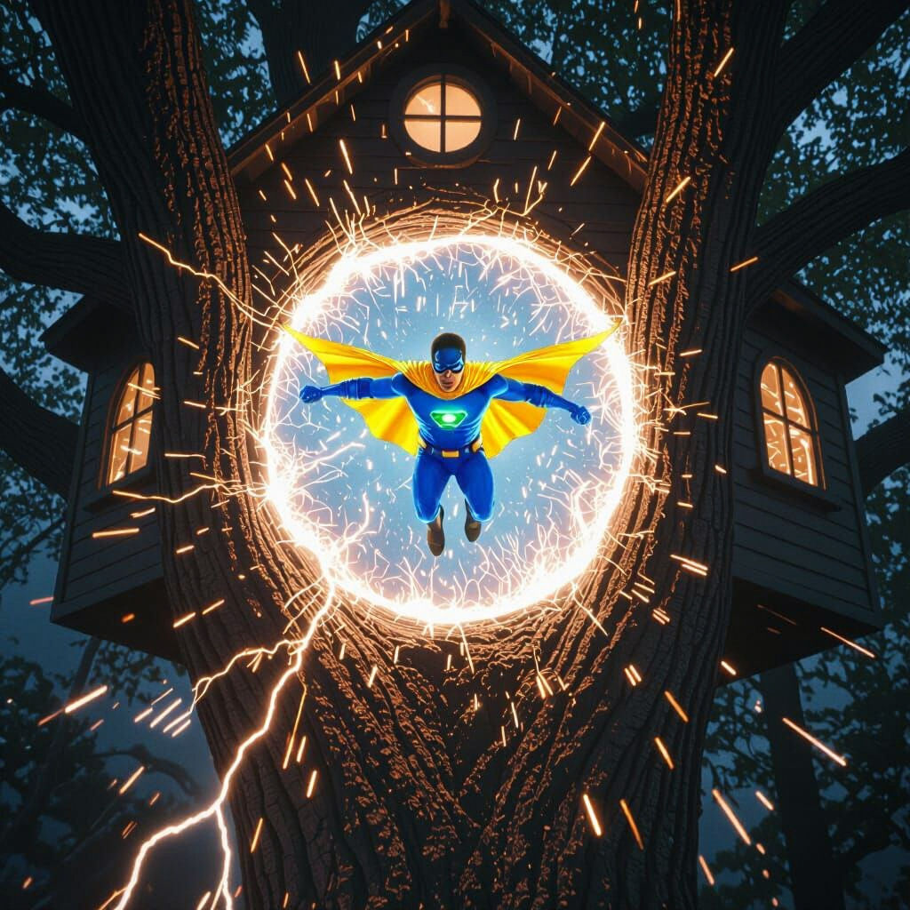Electrical Treehouse Multiverse Portal: Cinematic Superhero