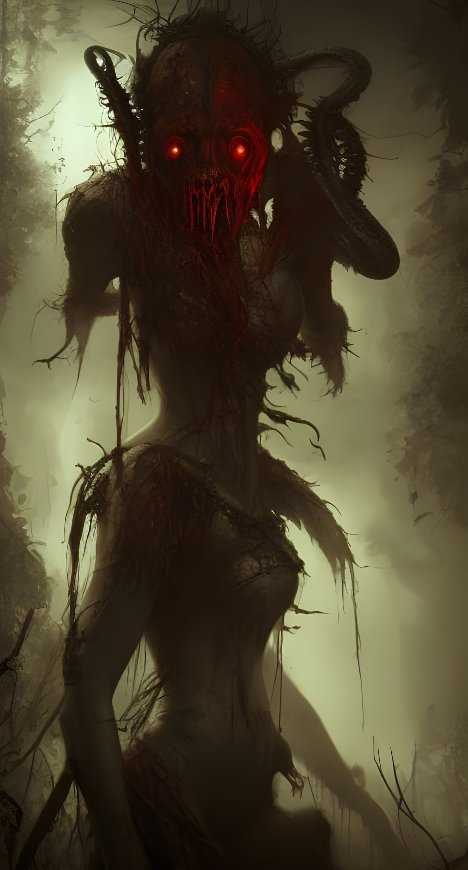 Dark Post-Apocalyptic World Ruined by Elder God