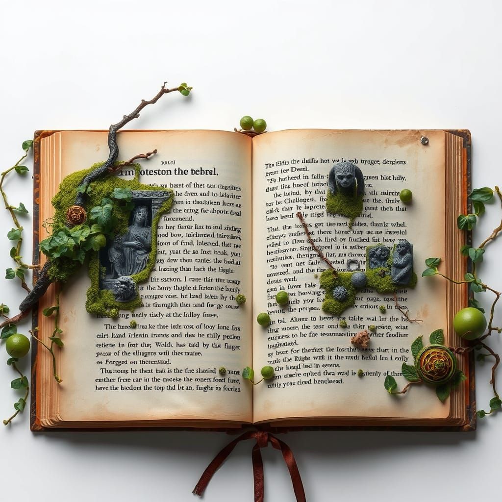 Magical Book Reveals Jungle Temple Diorama