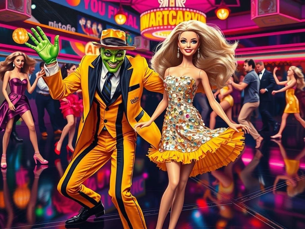 The Mask and Barbie Dance the Night Away in Vibrant Julie Be...