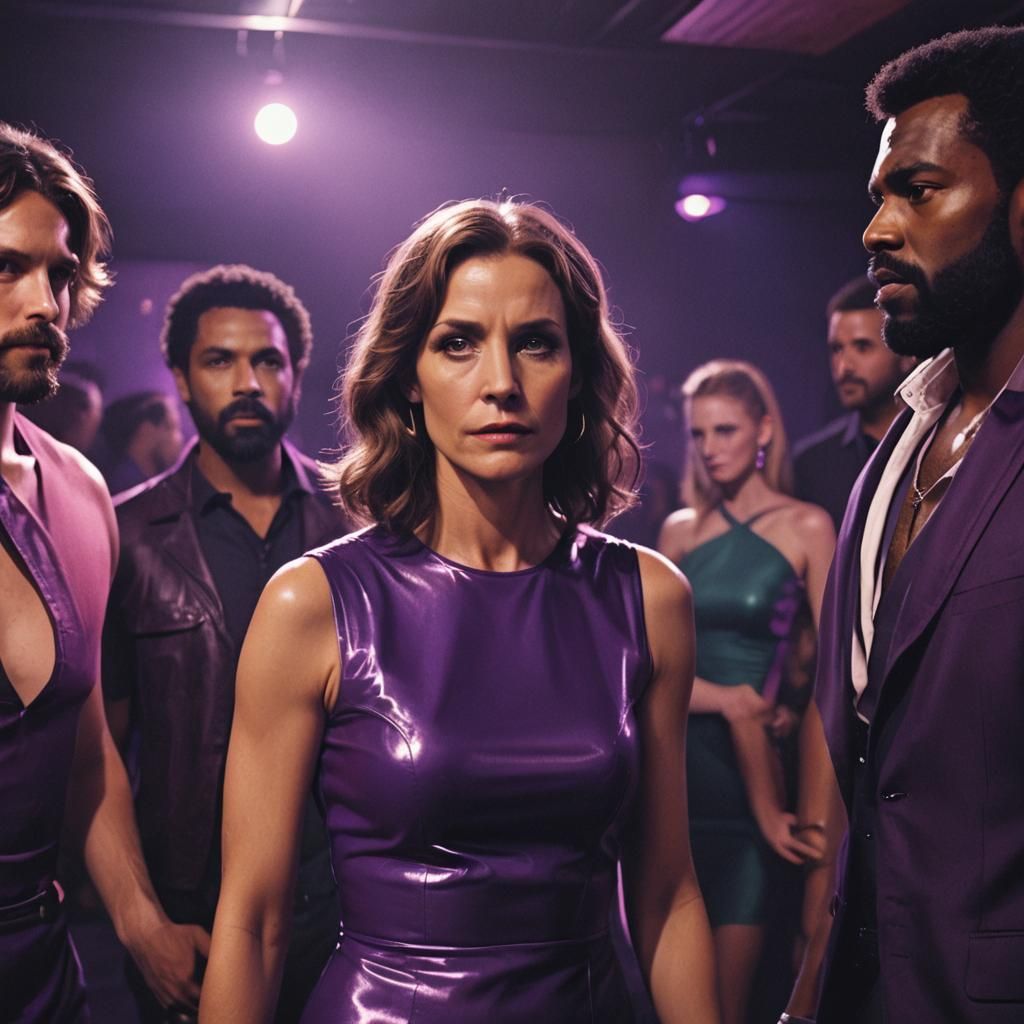 Nightclub Drama in Film Noir Style