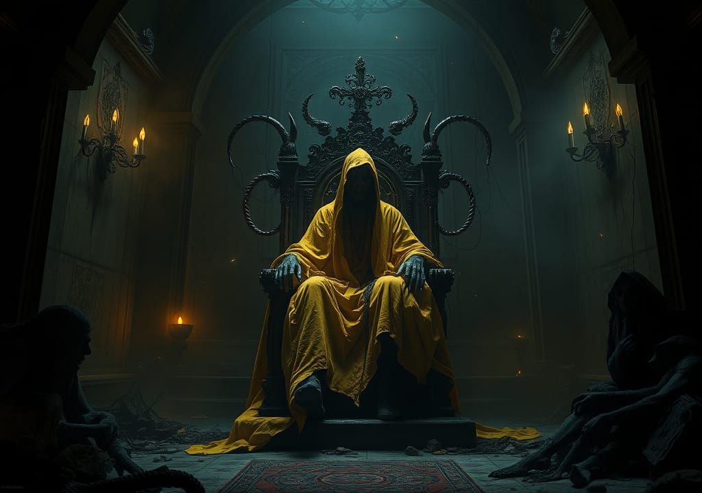 King in Yellow: Gothic Horror Throne Room