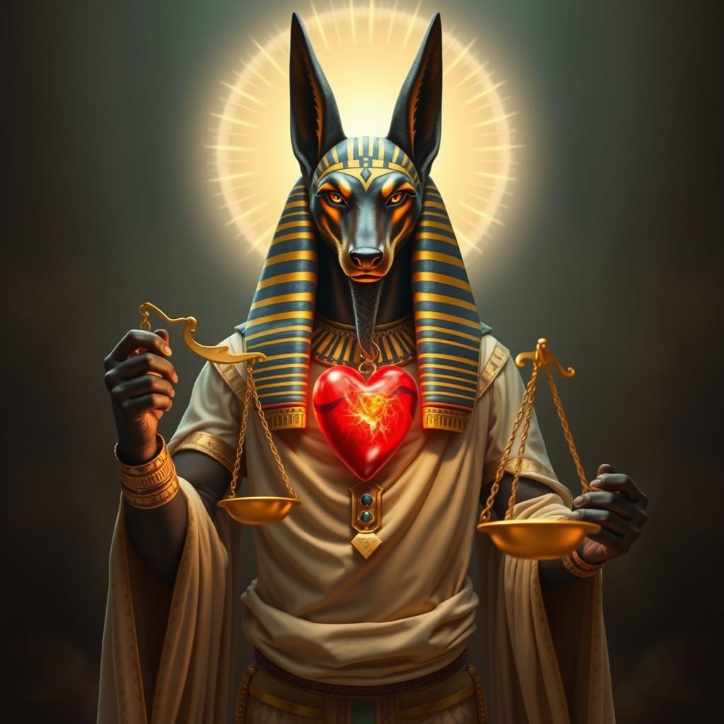 Majestic Anubis: Egyptian God of the Afterlife