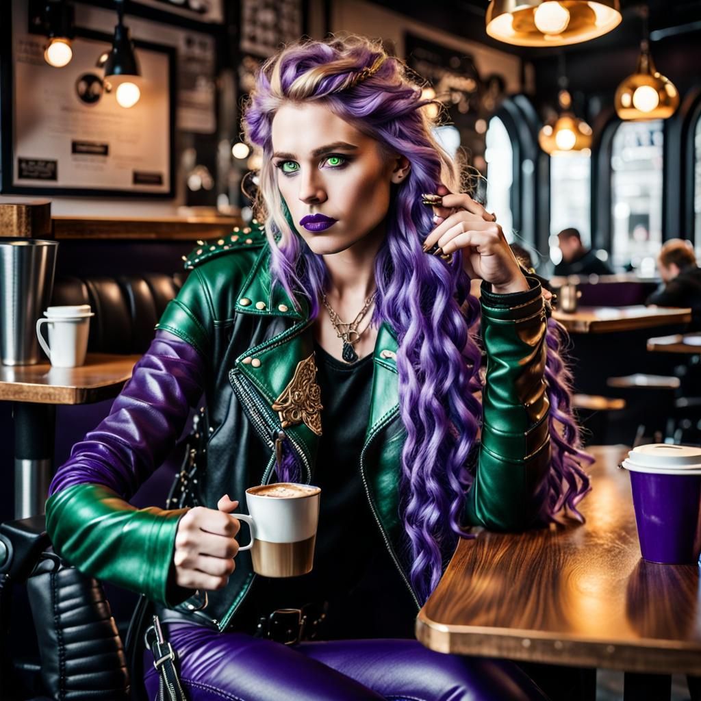 Valkyrie with Viking Features in Heavy Metal Style