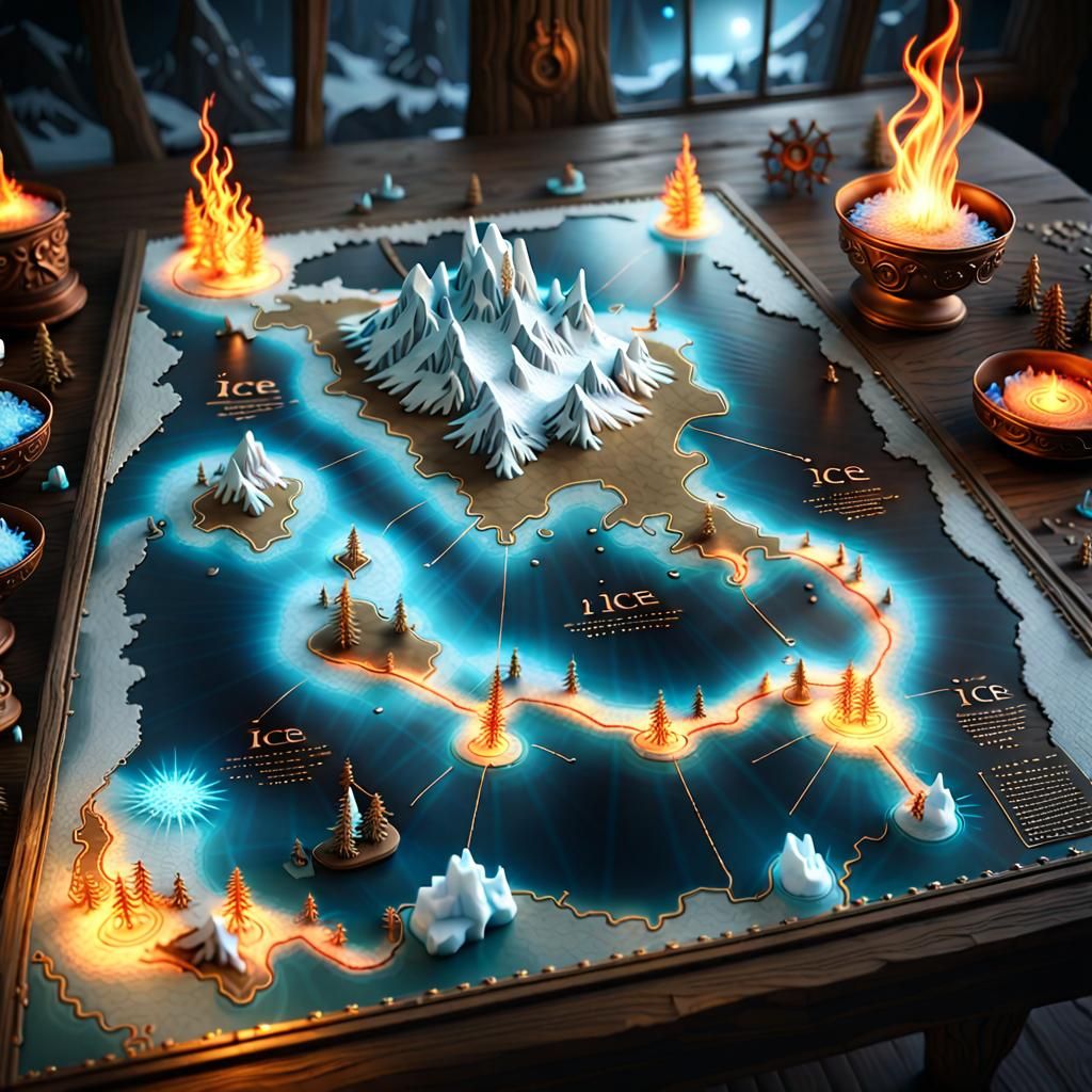 Treasure Map On Ice And FIre