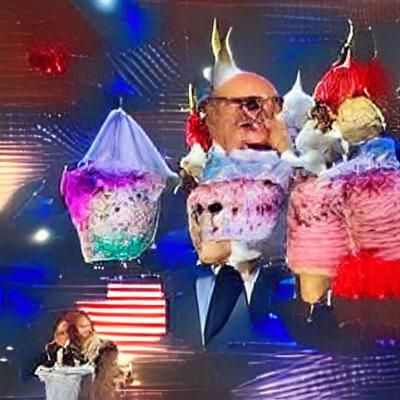 Rudy Giuliani as Ice Cream Sundae on Stage