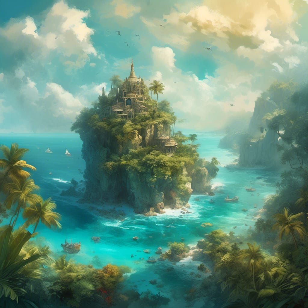 Iridescent Archipelago of Mystical Islands