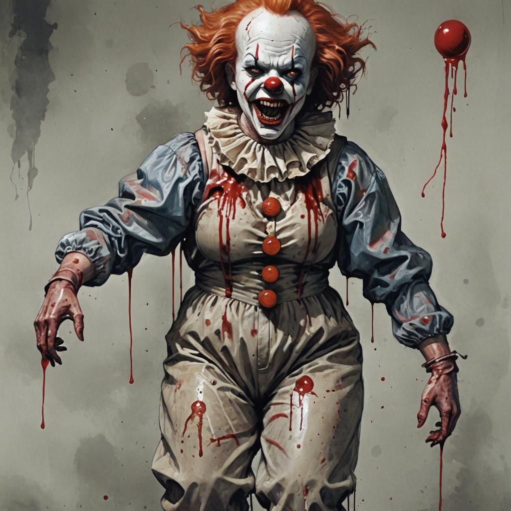 Scary Athletic Clown Girl: A Bleeding IT Tribute