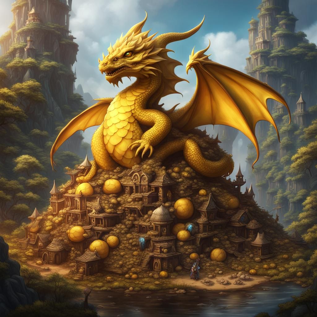 Yellow Dragon on Treasure Houses