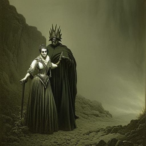 Horrific Encounter in the Style of Doré