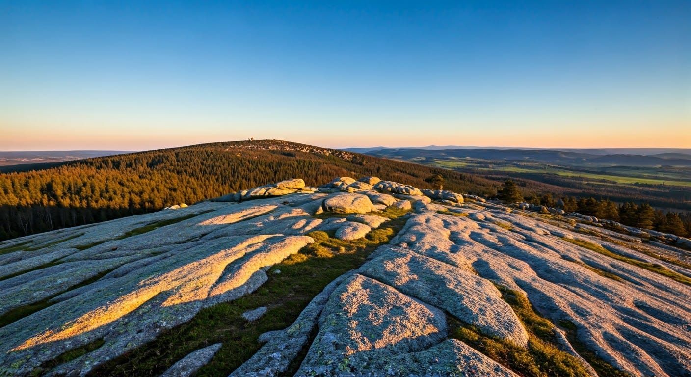 Spring Evening on French Granite Plateau