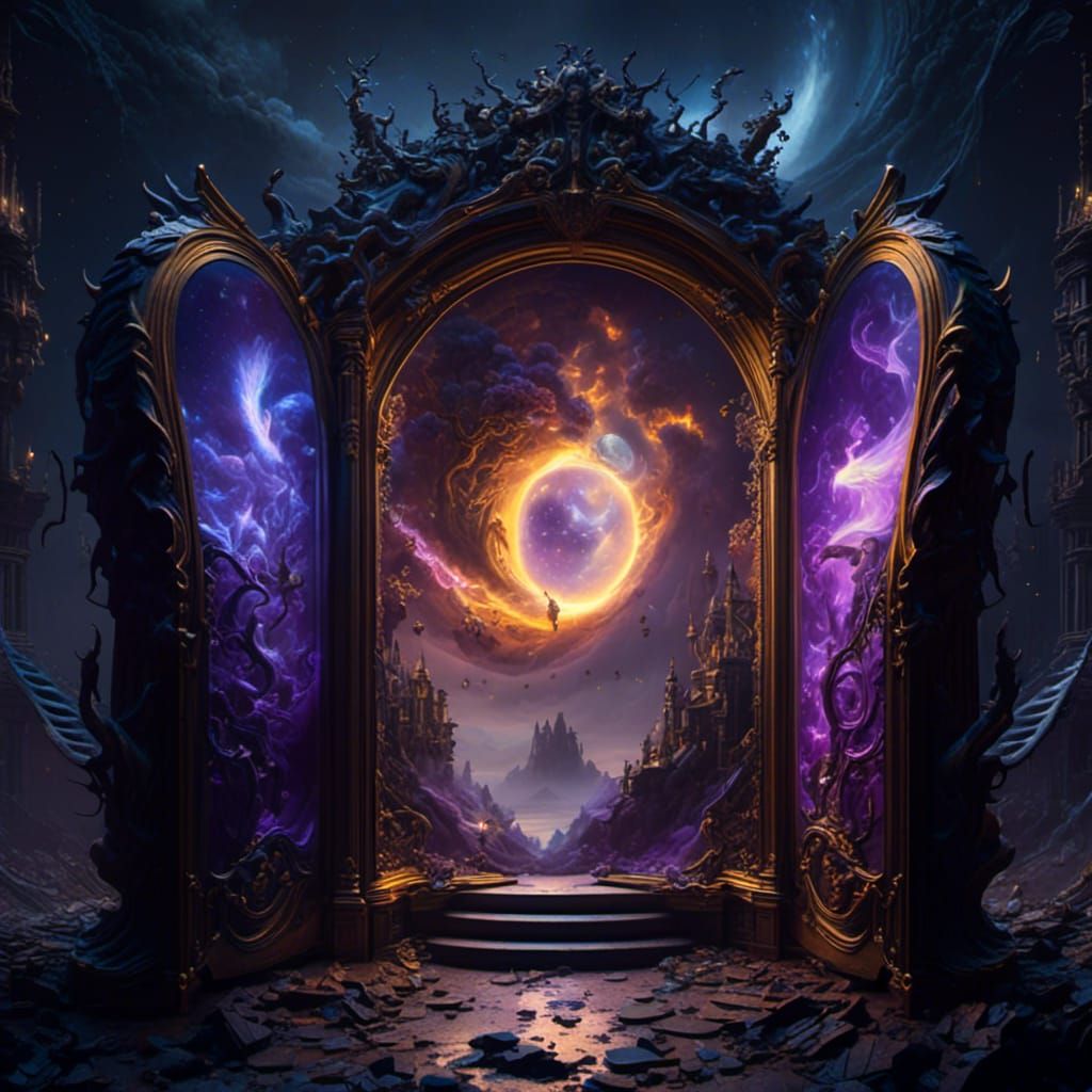 Dragon Emerges from Portal Refrigerator