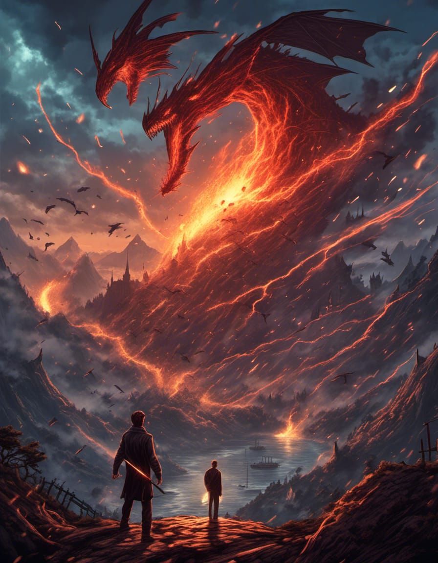 Tolkien-Inspired Dark Fantasy Comic Book Art