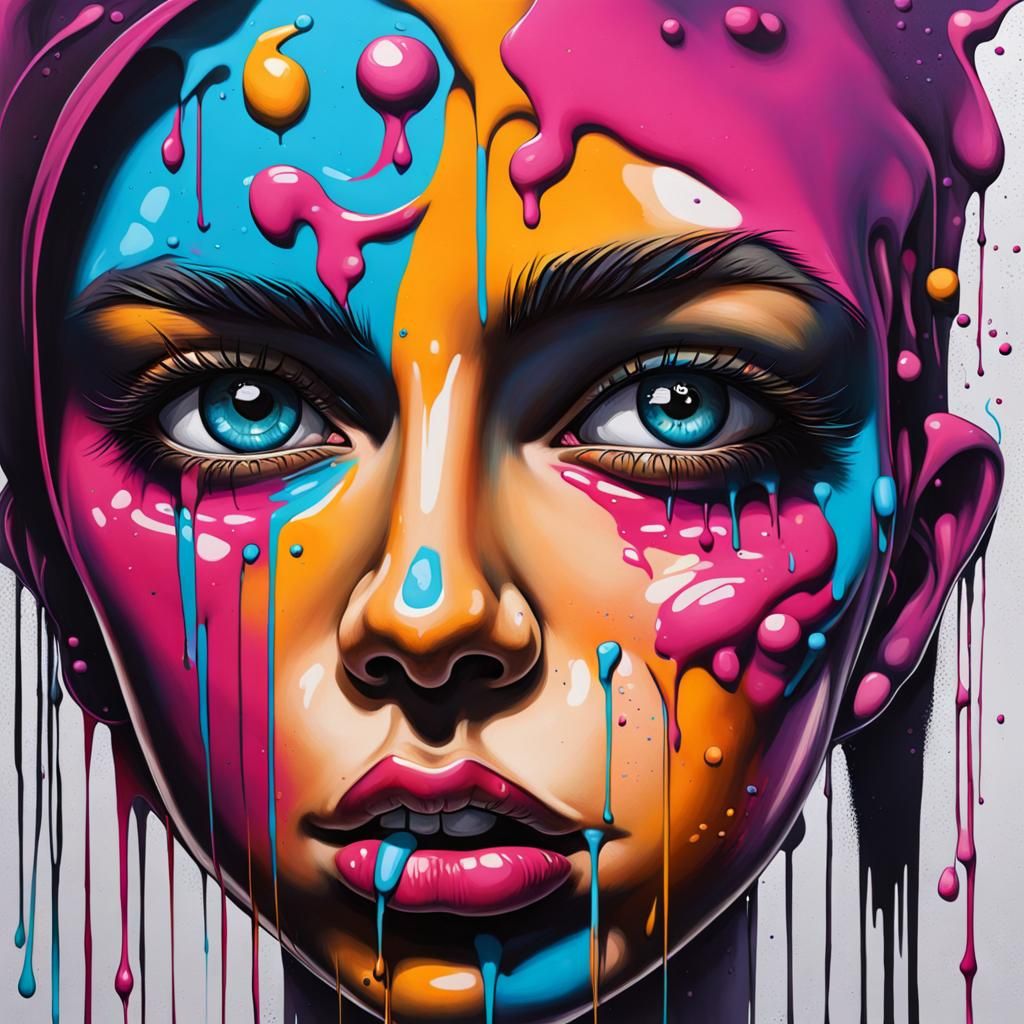 Eye of Truth: Graffiti Art in Splash Style