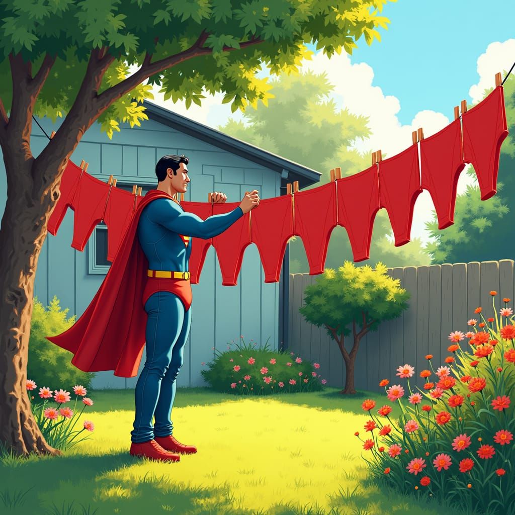 Superman's Laundry Day: A Soejima, Rockwell, Livraghi Blend