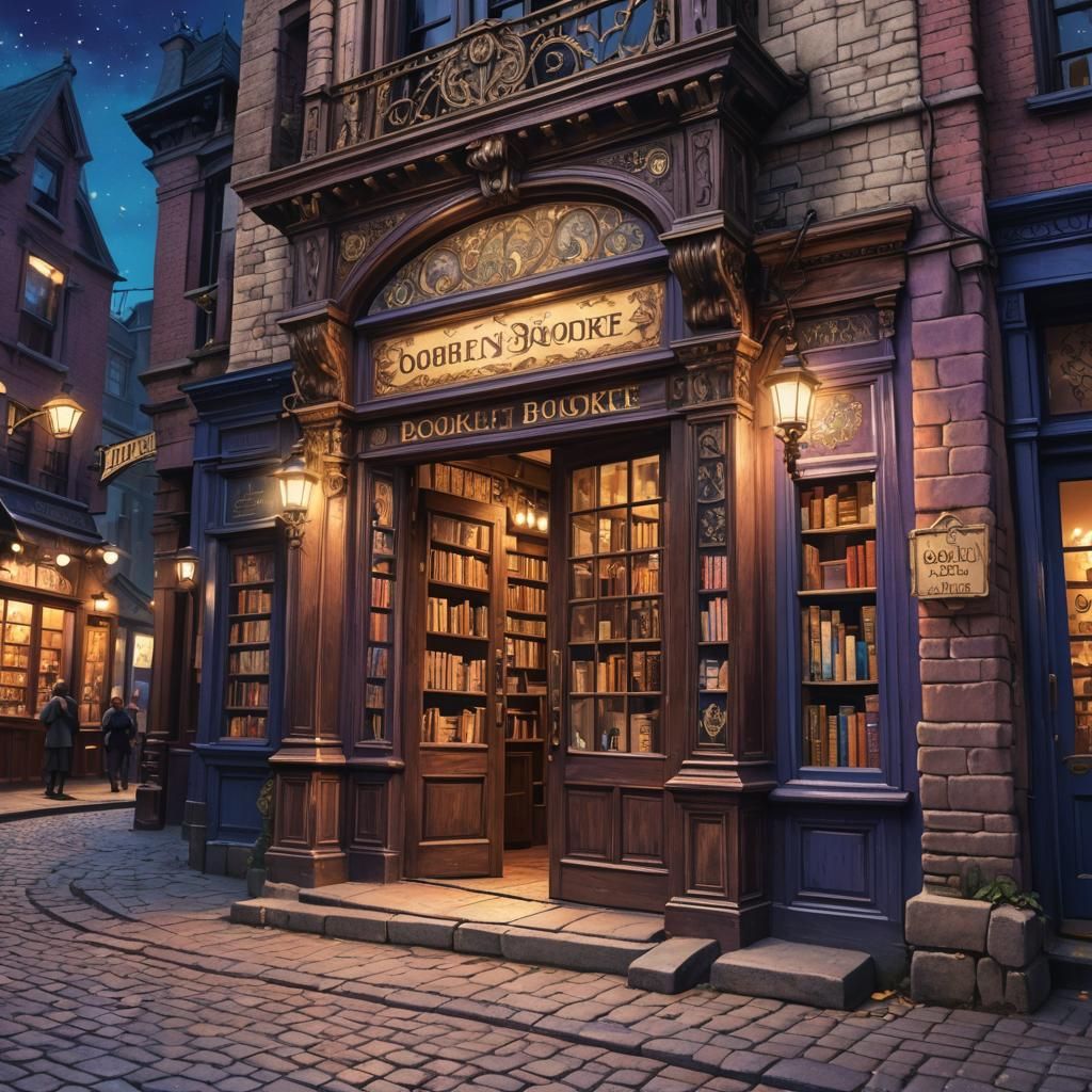 Whimsical Victorian Bookstore Unveils Mystical Secrets at Ni...