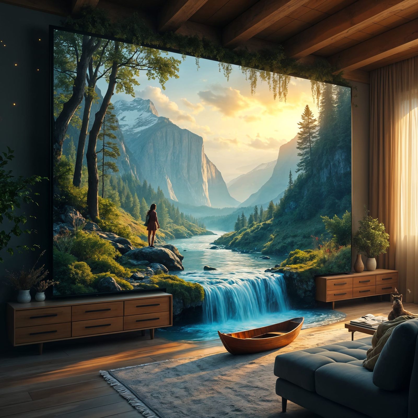 Immersive TV Viewing.
