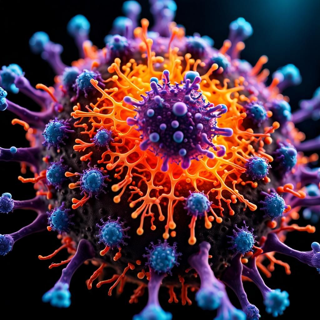 3d luminescent Amoeba