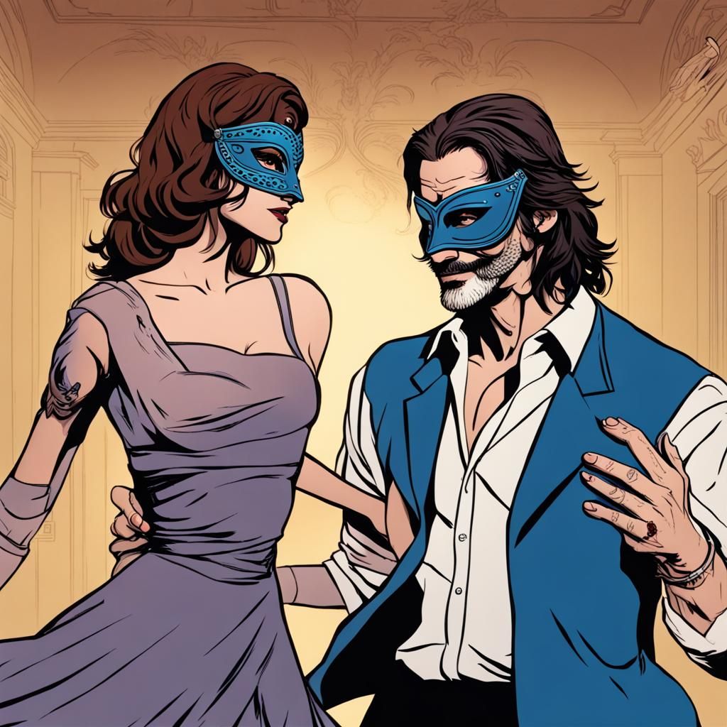 Bigby Wolf Dancing at Masquerade Ball