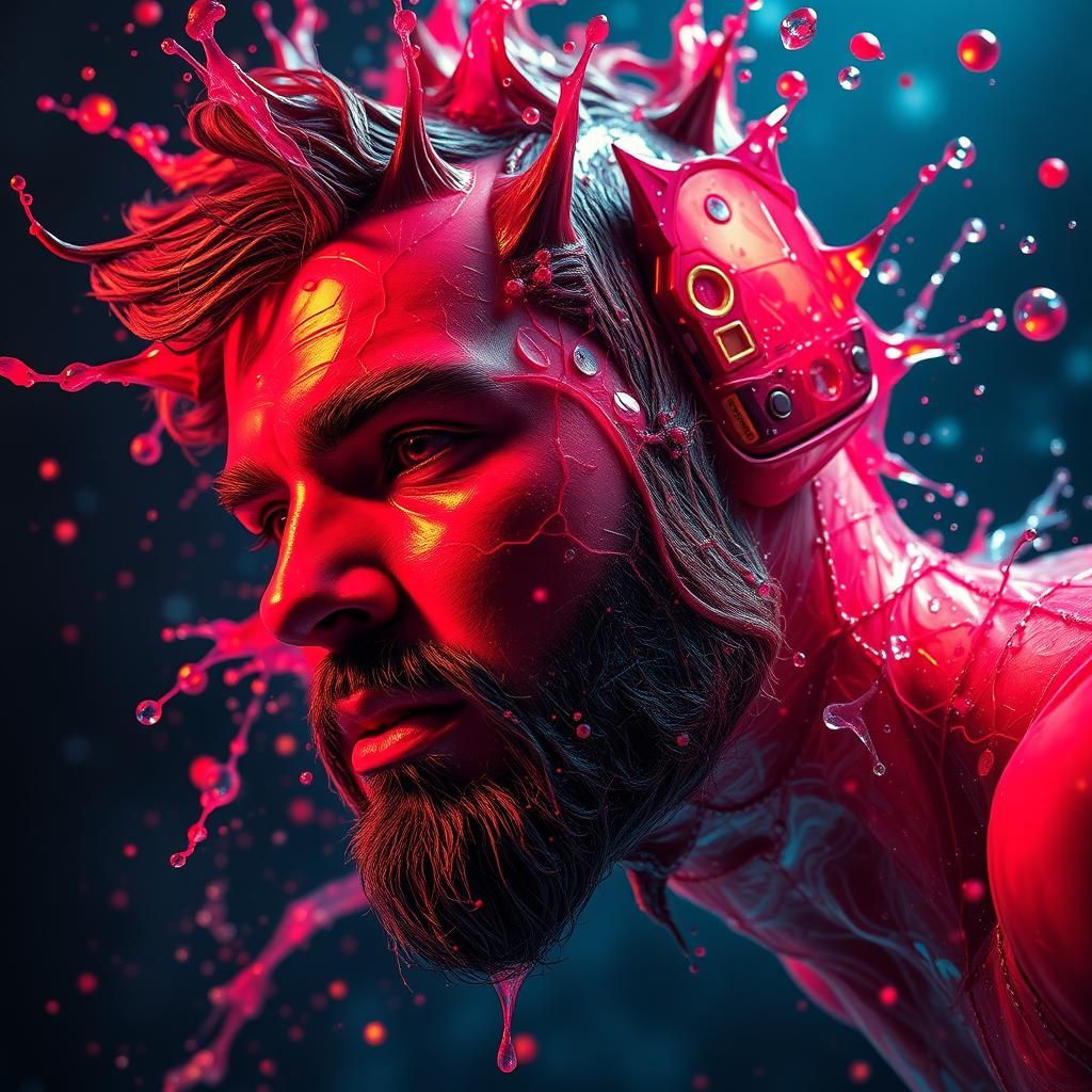 Hyperrealistic Viral Concept Art with Vivid Colors