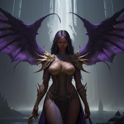 Ethiopian Beauty at Hell's Gate: a Digital Painting