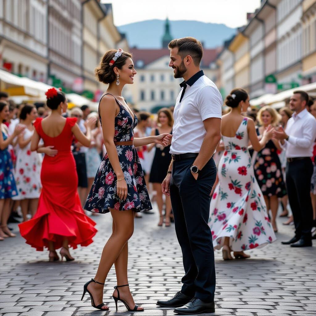 Romantic Latin Dance Encounter in Graz