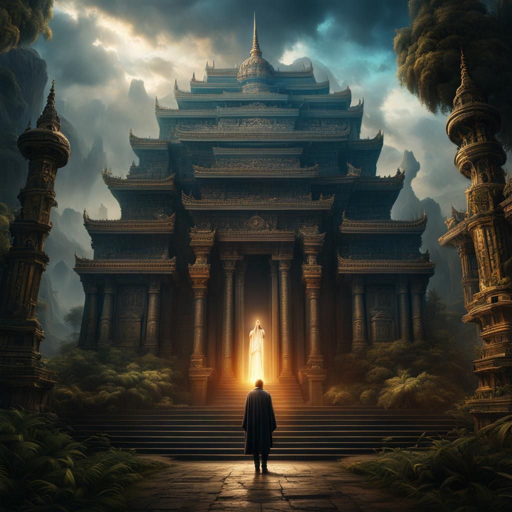 The Saint of Lost Things: Epic Digital Painting