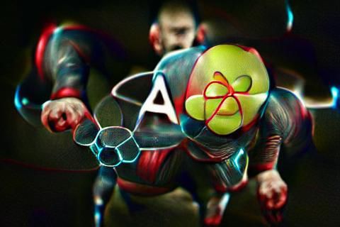 Generated Image of a Single Atom