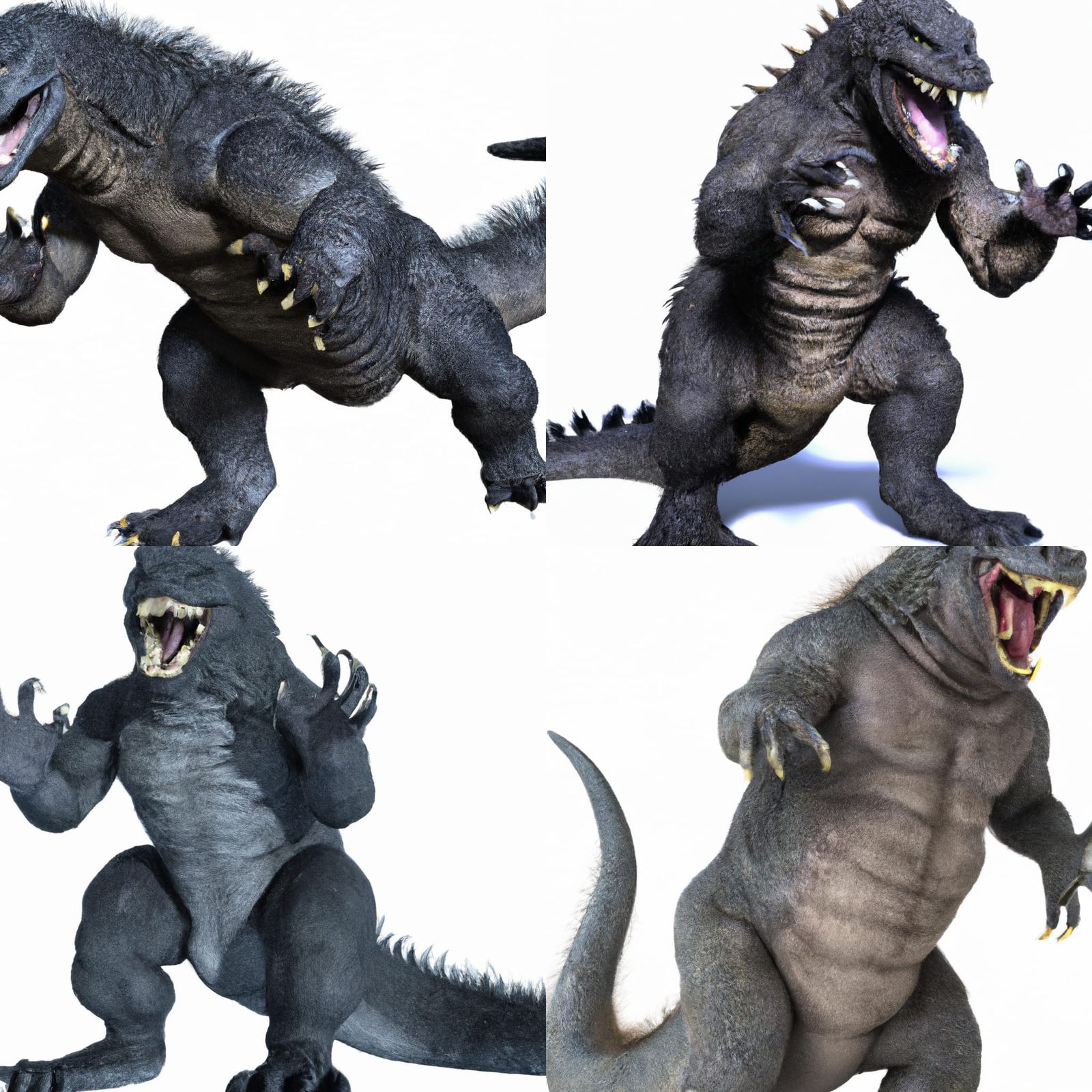 Godzilla Rendered by AI
