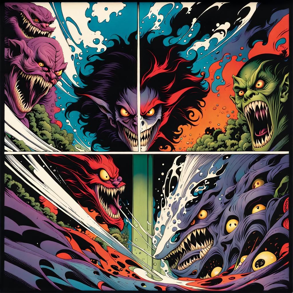 Sinister Asylum Nurse Portrait in Detailed Matte Painting