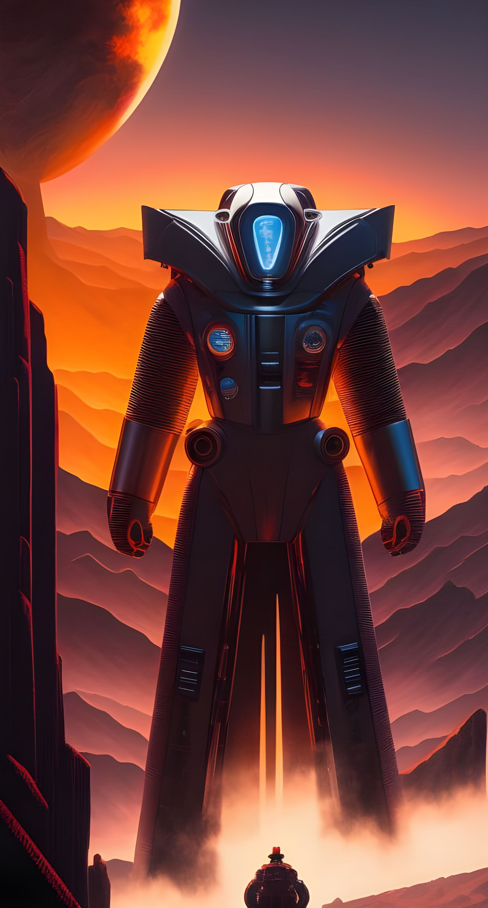 Photorealistic Sci-Fi Character Portrait in 8K