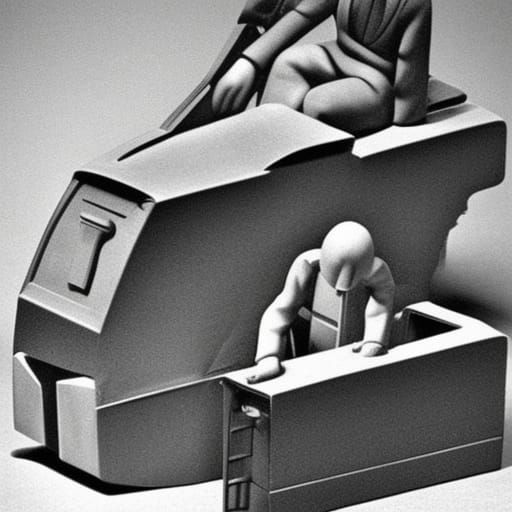 Surreal Ambulance Car in Sun City