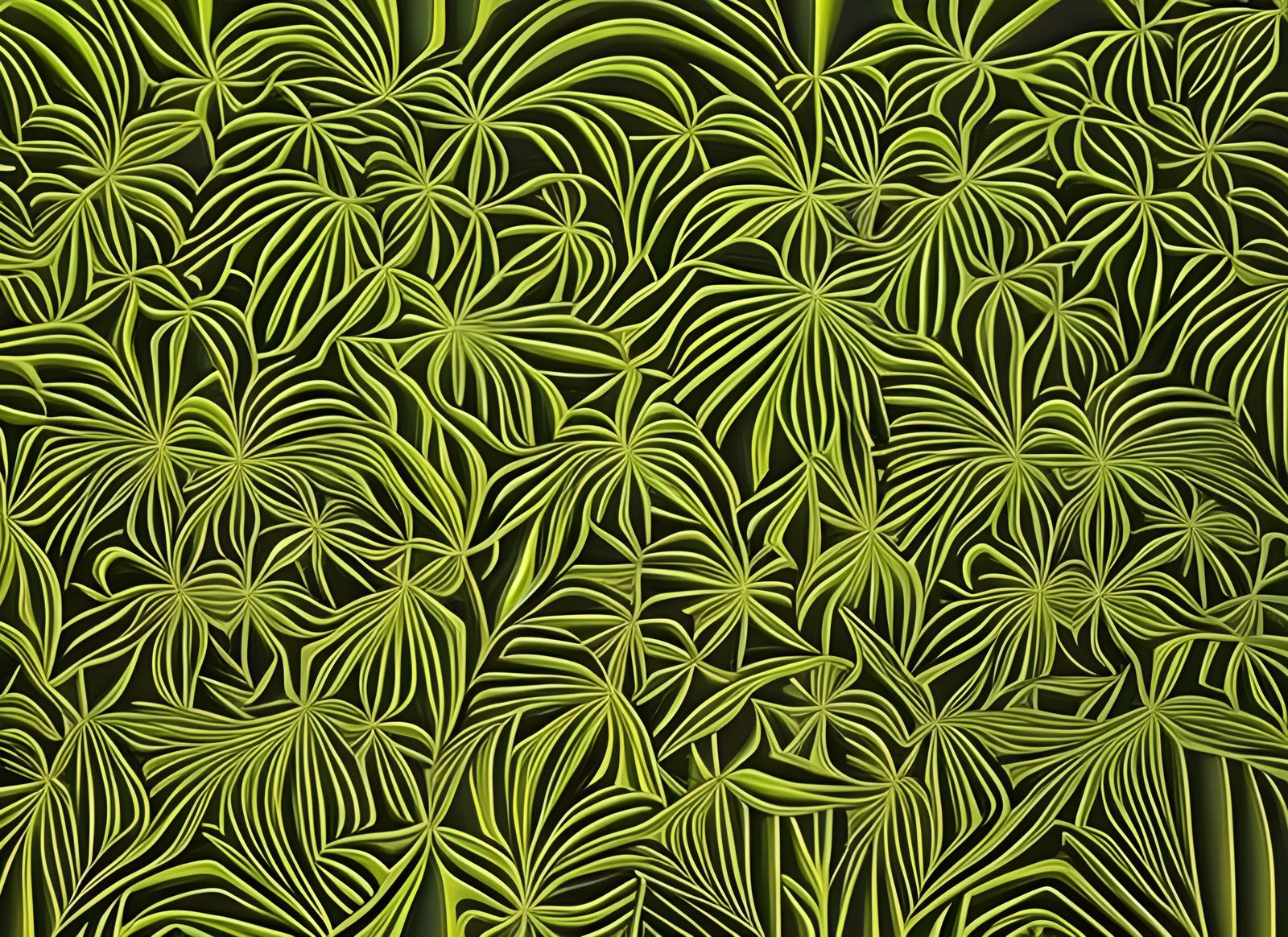 Surreal Psychedelic Jungle Dreamscape