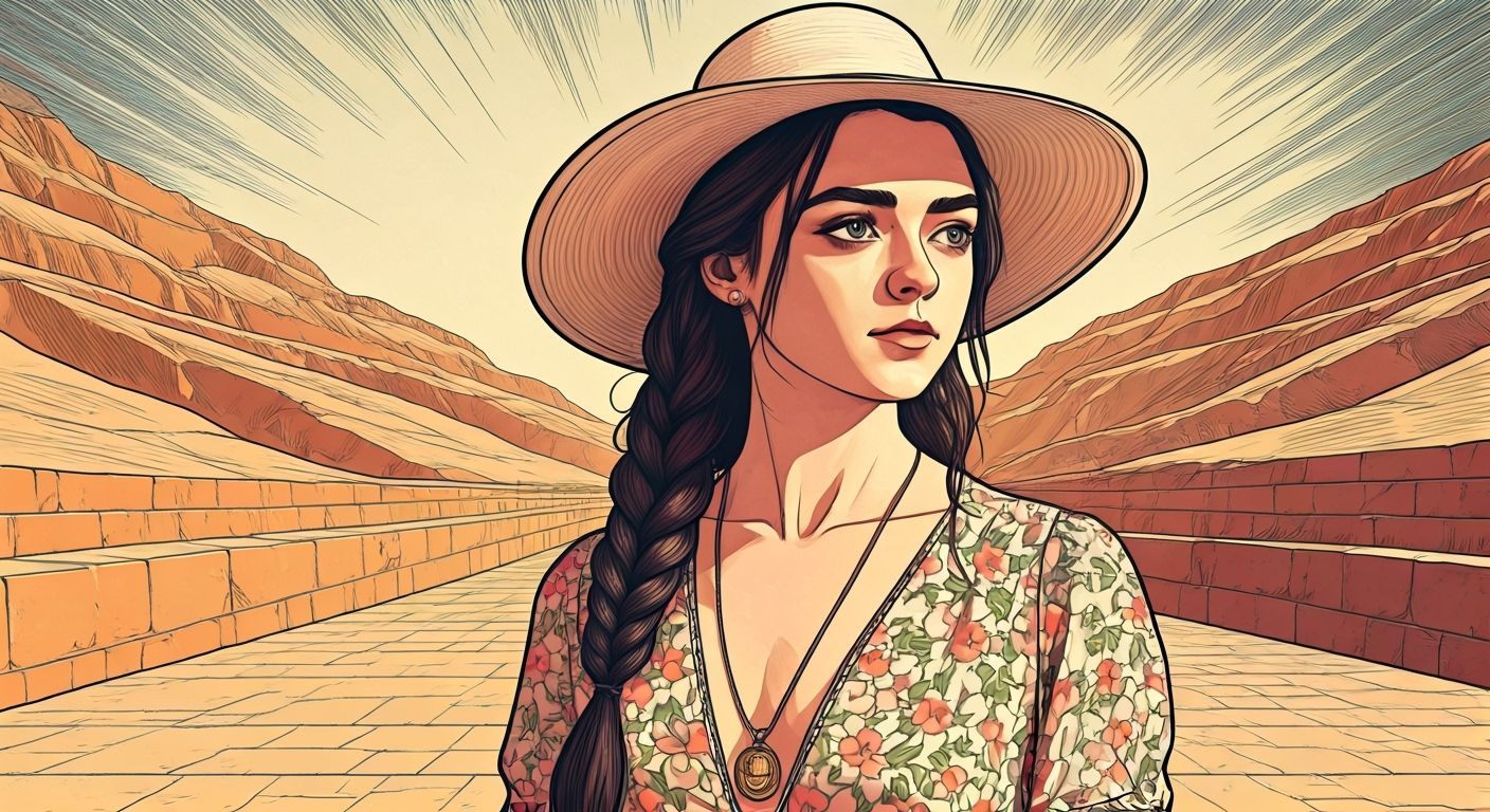 Maisie Williams as Ashildr in Valley of Kings