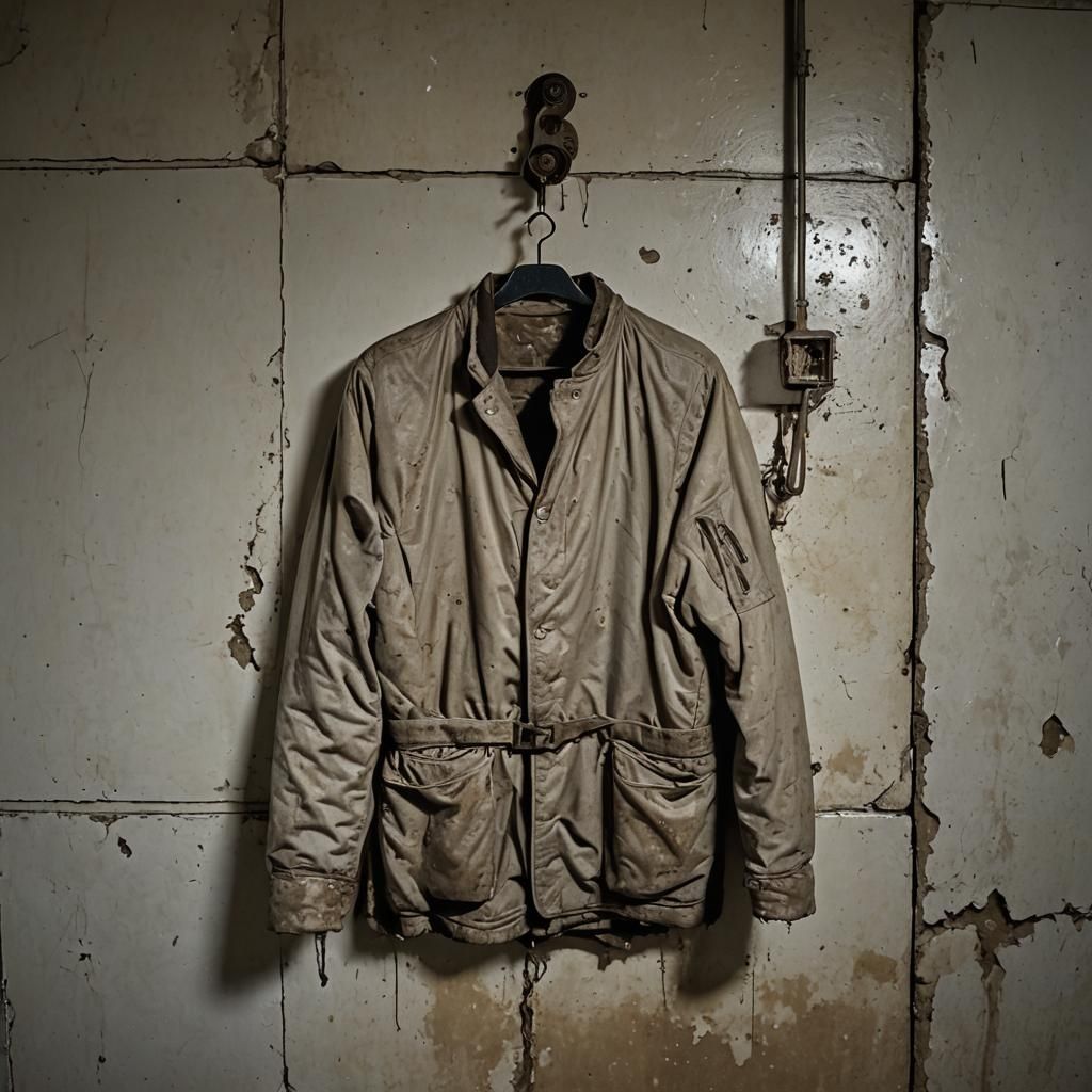 Gloomy Asylum Padded Room with Straitjacket