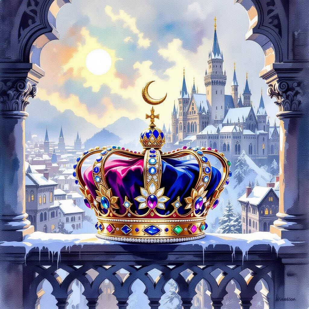 Ottoman Crown Jewel Painting Over Gothic Kingdom