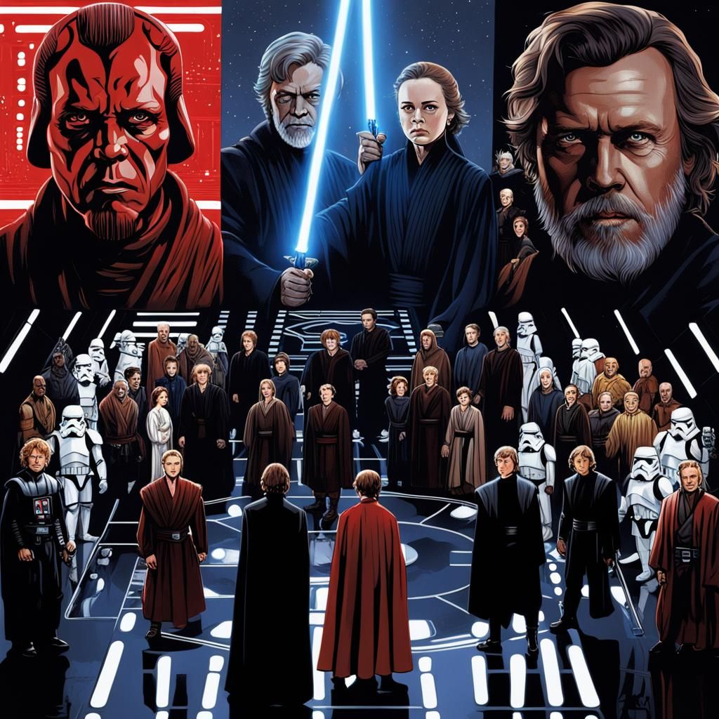 Star Wars Characters: Skywalker Saga and Darth Maul