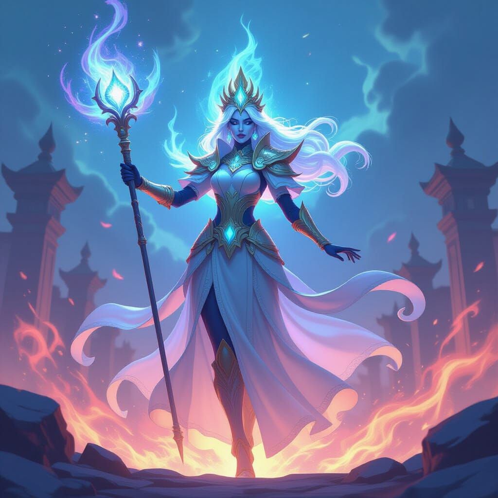 Ethereal Spirit Empress in Epic Clash Royale Battle