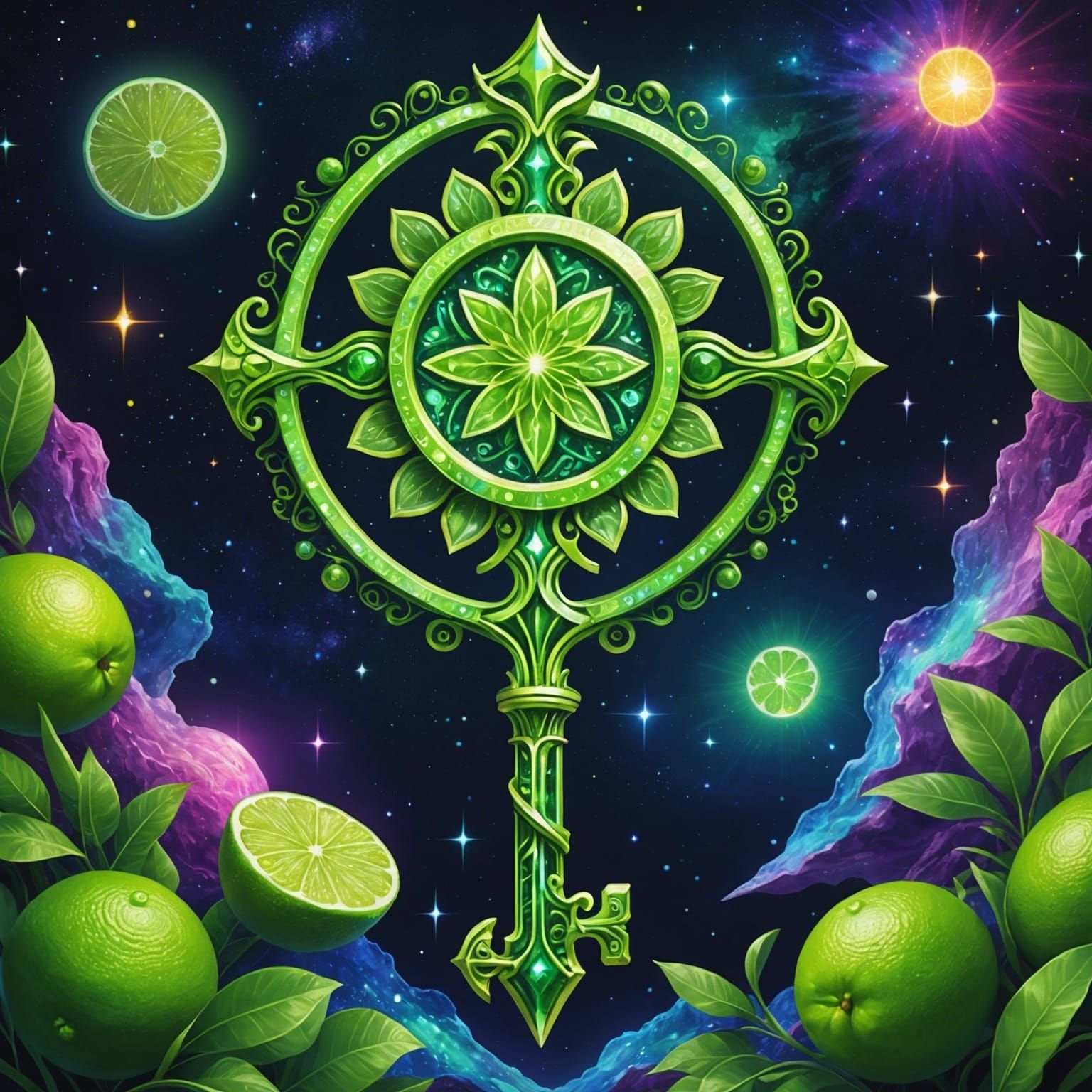Key Lime Keyblade in Visionary Style