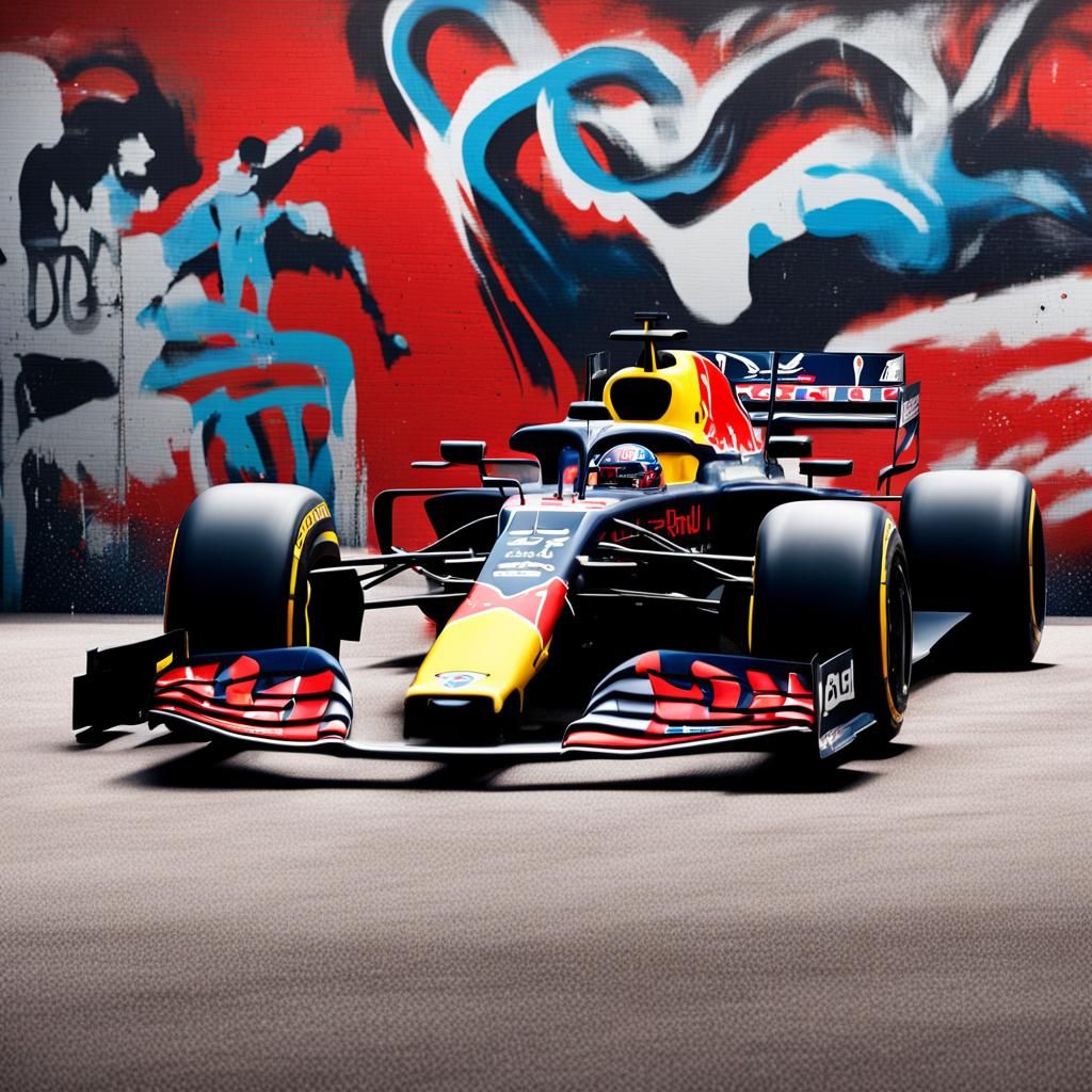 Formula 1 Car of Red Bull Racing Team