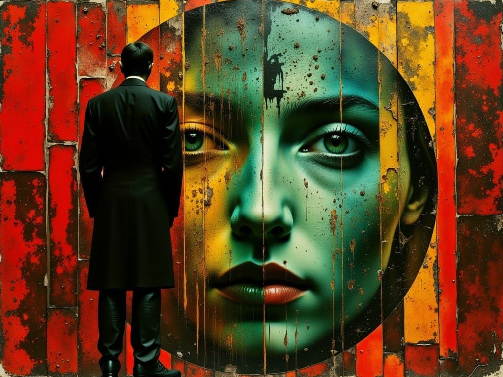 32k, eyes open, une poupée de cire au physique dérangeant, u...