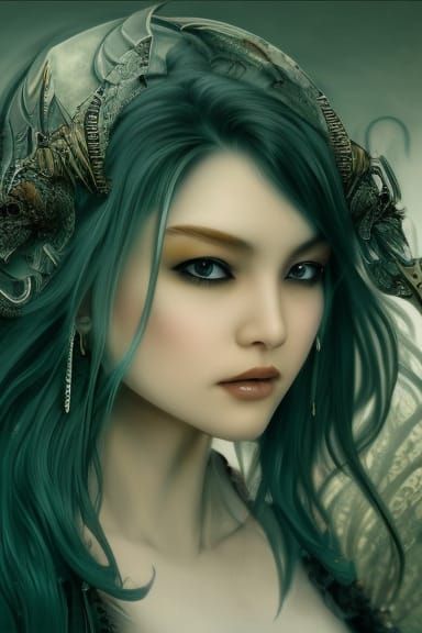 Ruby Eyed Warrior in Intricate Armor